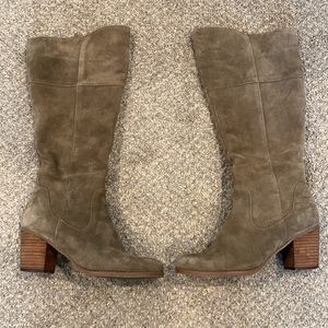 Tall Suede Boots